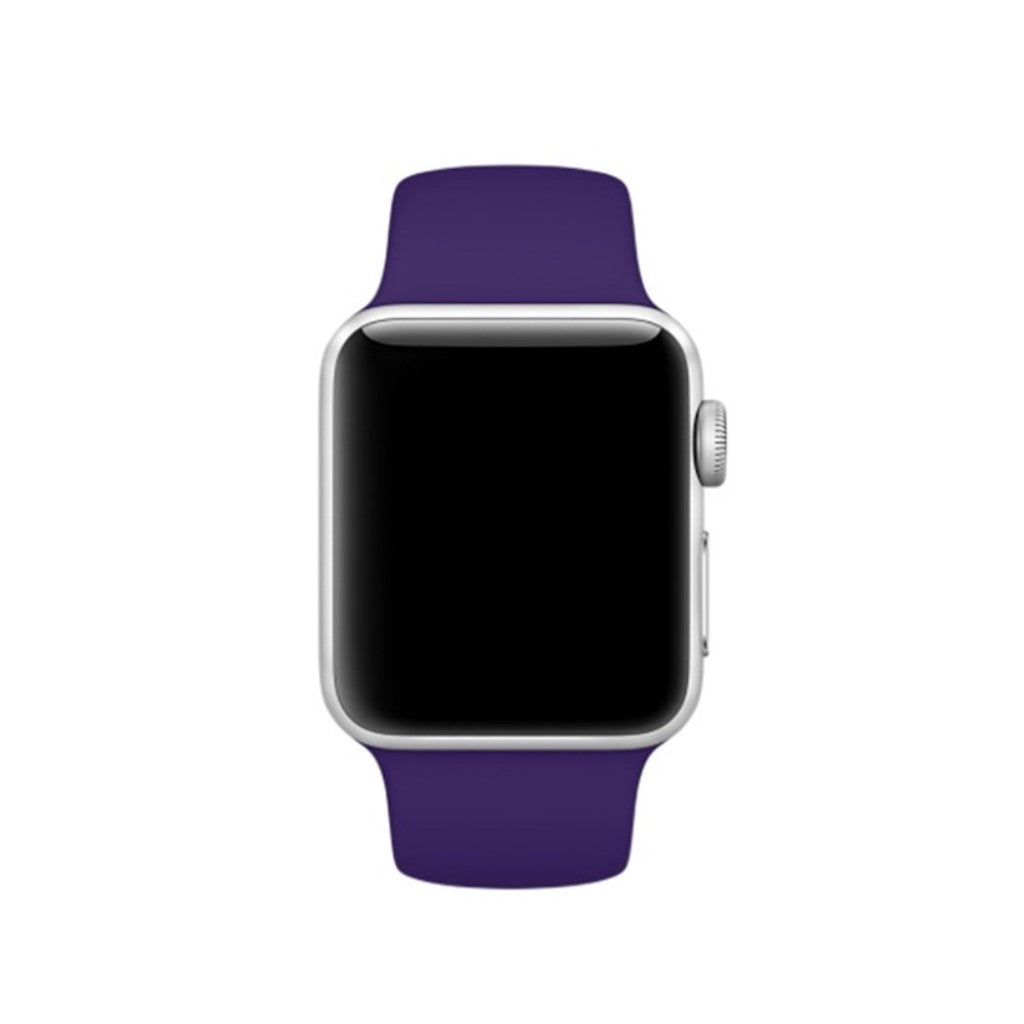 Vildt sejt Apple Watch Series 4 40mm Silikone Rem - Lilla#serie_23