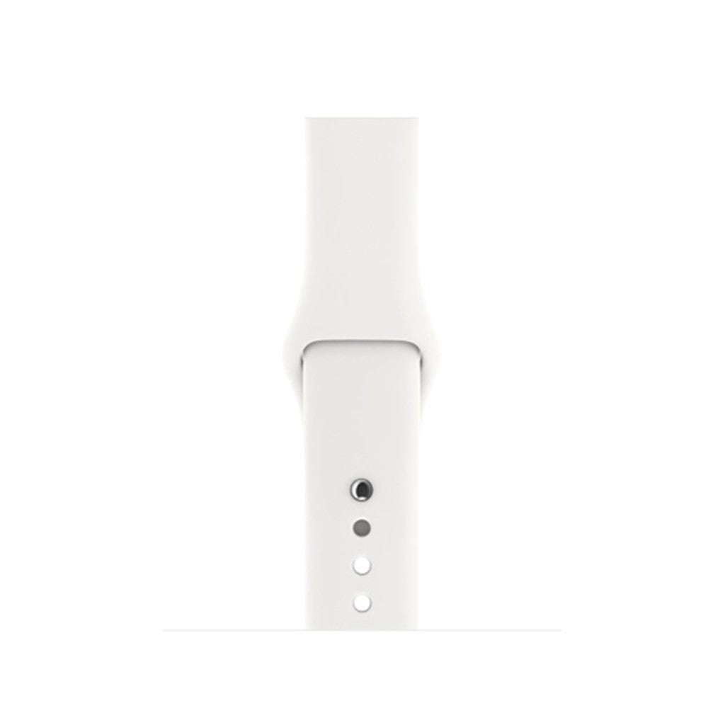 Vildt sejt Apple Watch Series 4 40mm Silikone Rem - Hvid#serie_3