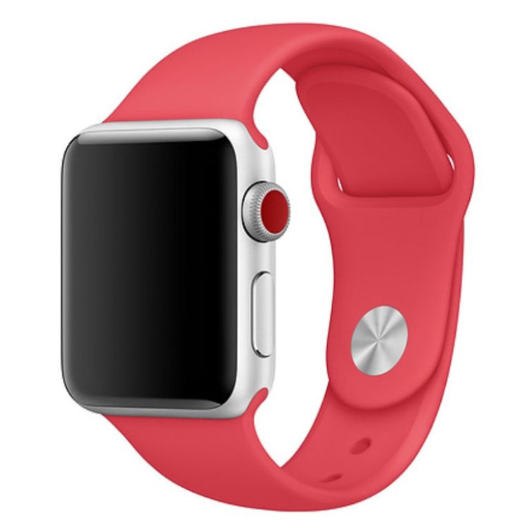 Vildt sejt Apple Watch Series 4 40mm Silikone Rem - Rød#serie_7