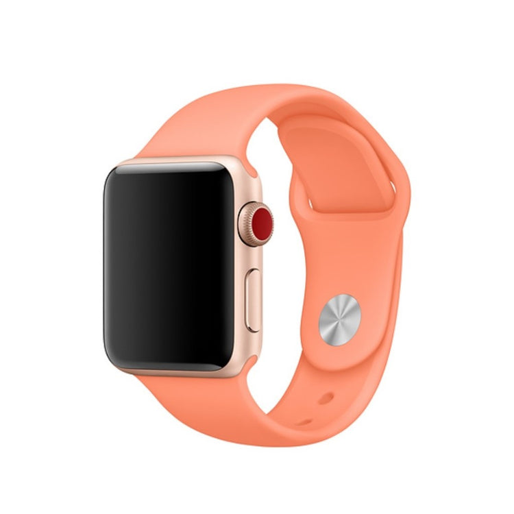 Helt vildt smuk Apple Watch Series 4 40mm Silikone Rem - Orange#serie_10