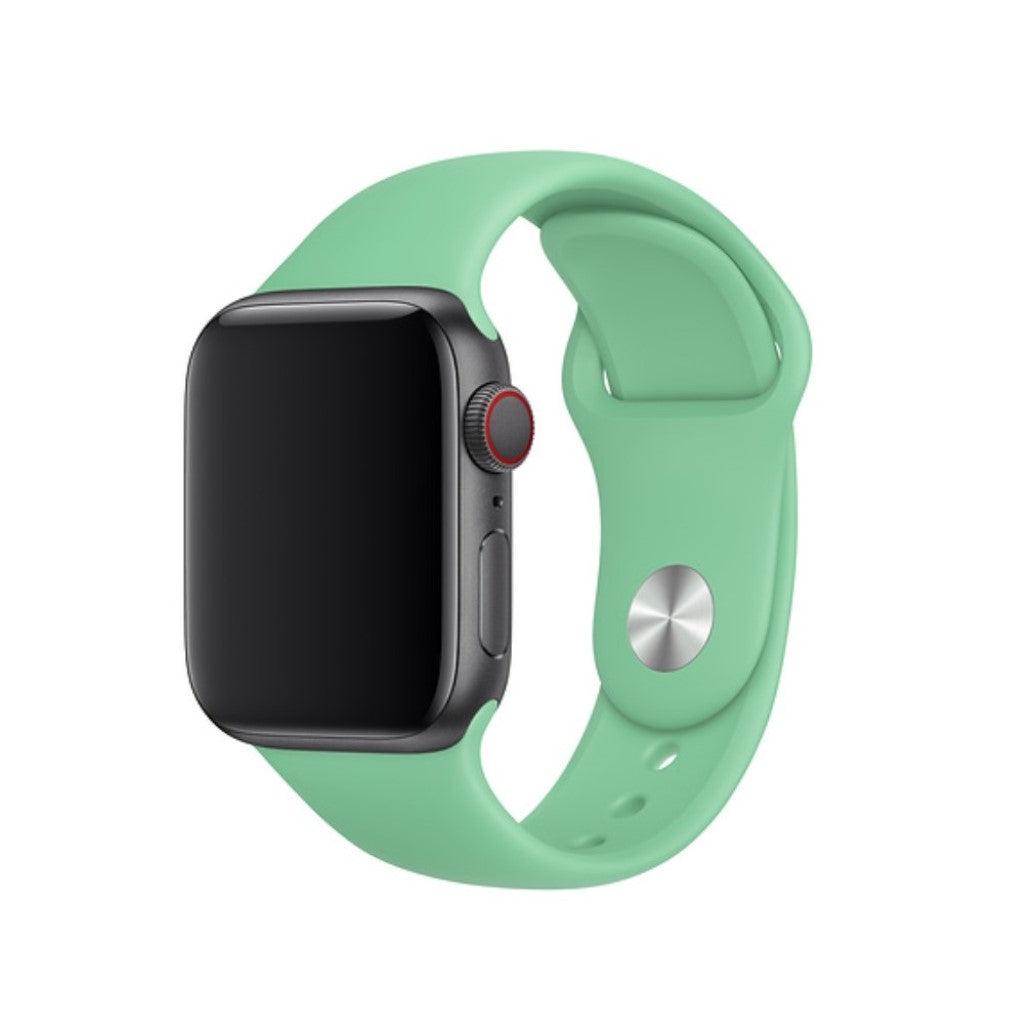 Helt vildt smuk Apple Watch Series 4 40mm Silikone Rem - Grøn#serie_15