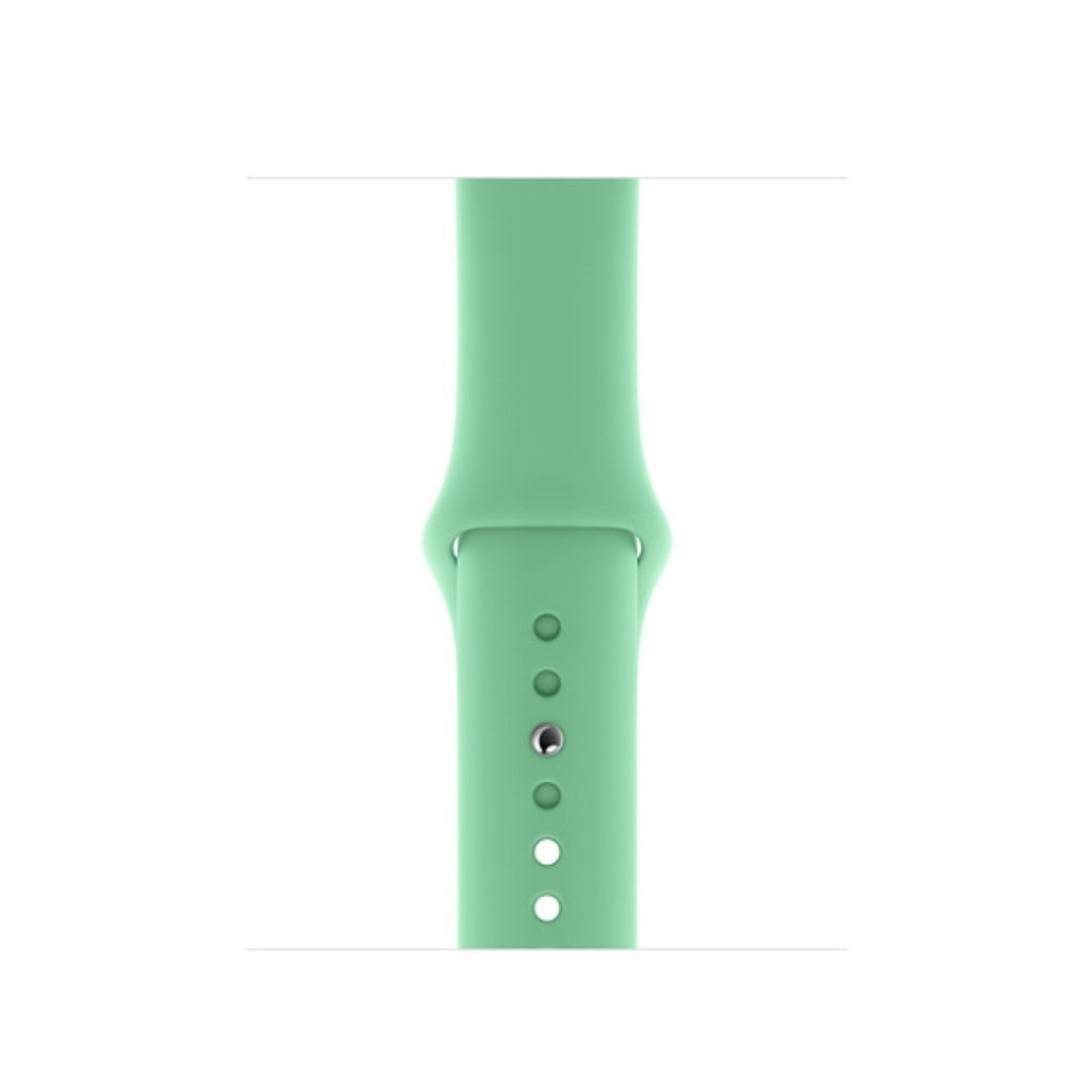 Helt vildt smuk Apple Watch Series 4 40mm Silikone Rem - Grøn#serie_15