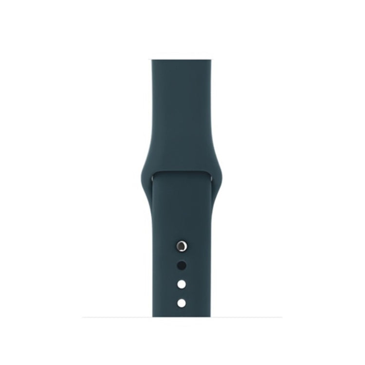 Helt vildt smuk Apple Watch Series 4 40mm Silikone Rem - Grøn#serie_16