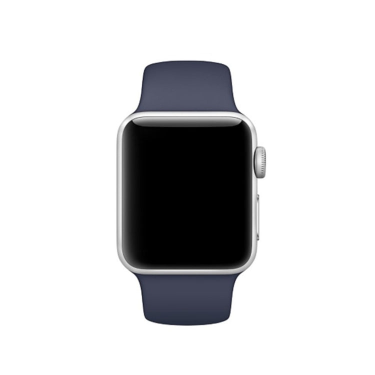 Helt vildt smuk Apple Watch Series 4 40mm Silikone Rem - Blå#serie_18