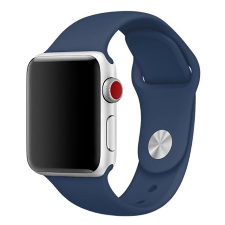 Helt vildt smuk Apple Watch Series 4 40mm Silikone Rem - Blå#serie_20