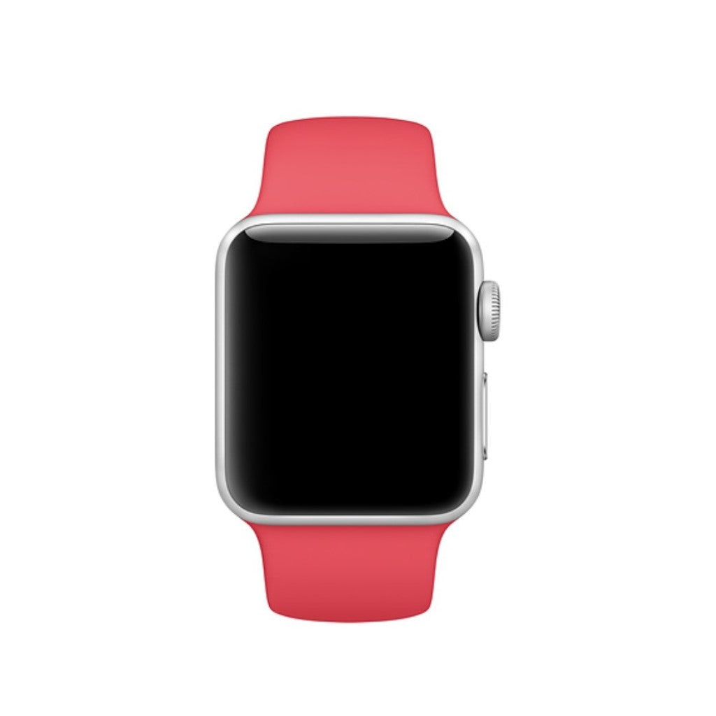 Helt vildt smuk Apple Watch Series 4 40mm Silikone Rem - Rød#serie_7