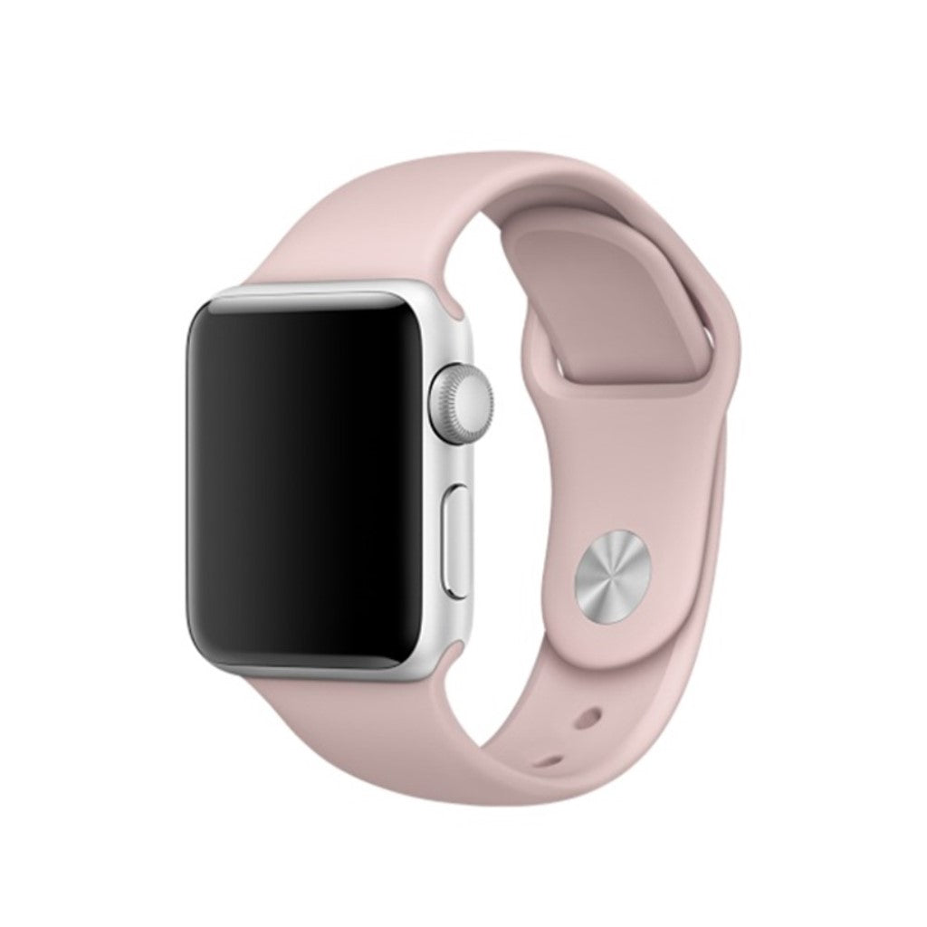Helt vildt smuk Apple Watch Series 4 40mm Silikone Rem - Pink#serie_9