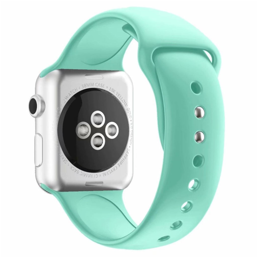 Meget fantastisk Apple Watch Series 4 40mm Silikone Rem - Grøn#serie_10