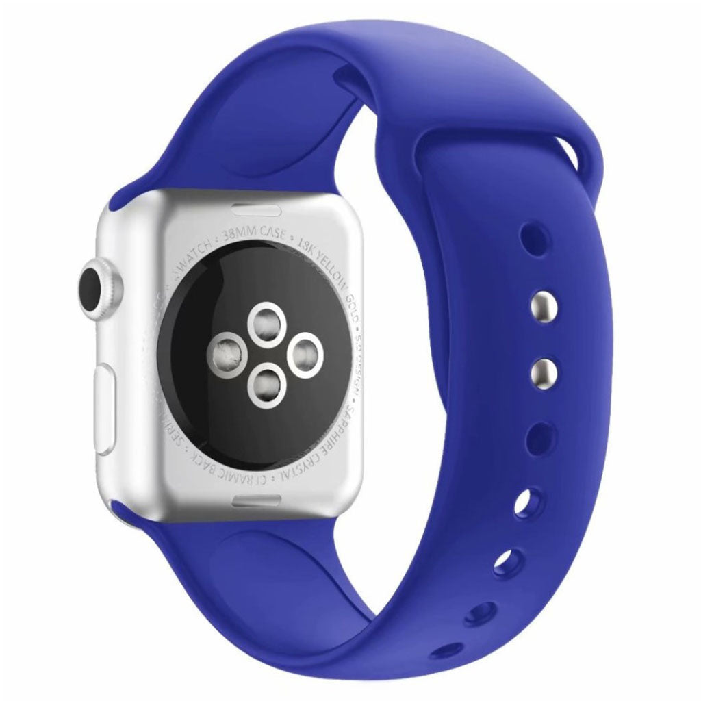 Meget fantastisk Apple Watch Series 4 40mm Silikone Rem - Blå#serie_12