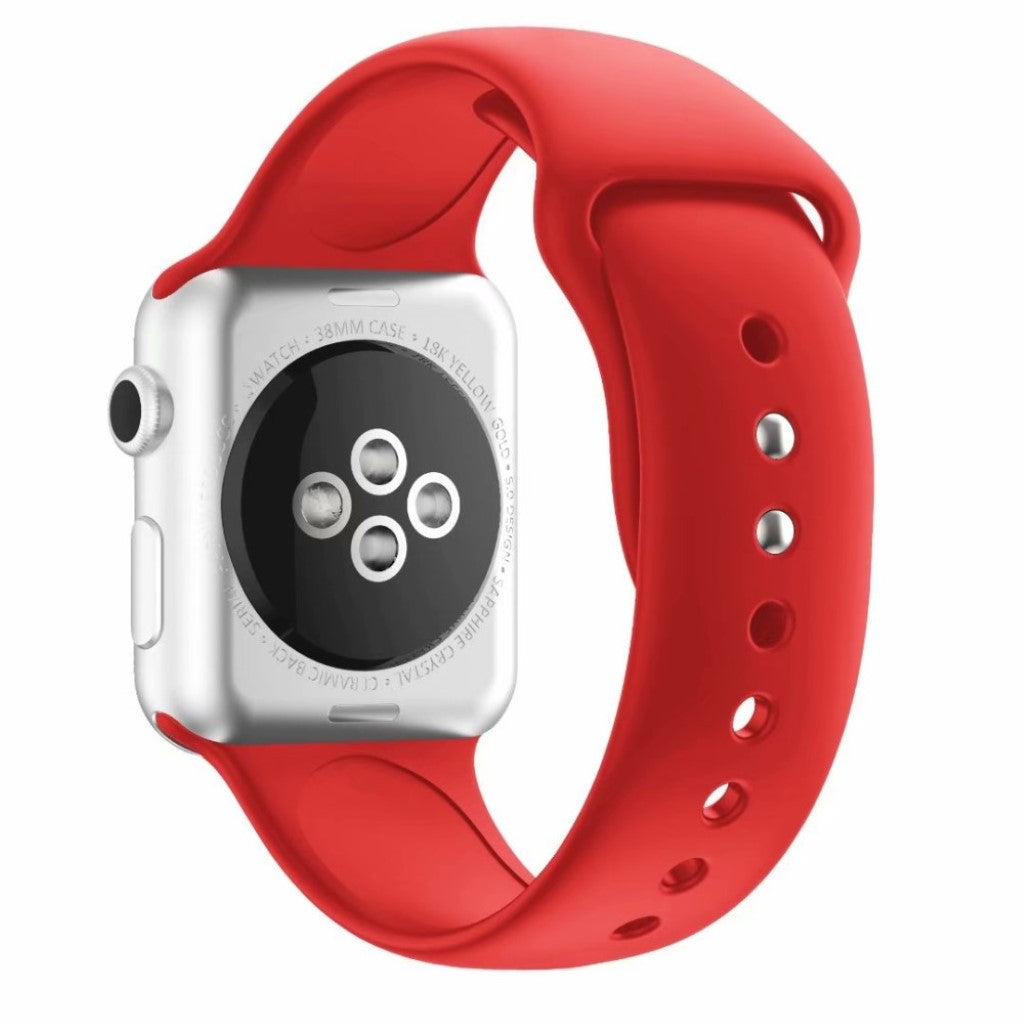 Meget fantastisk Apple Watch Series 4 40mm Silikone Rem - Rød#serie_4