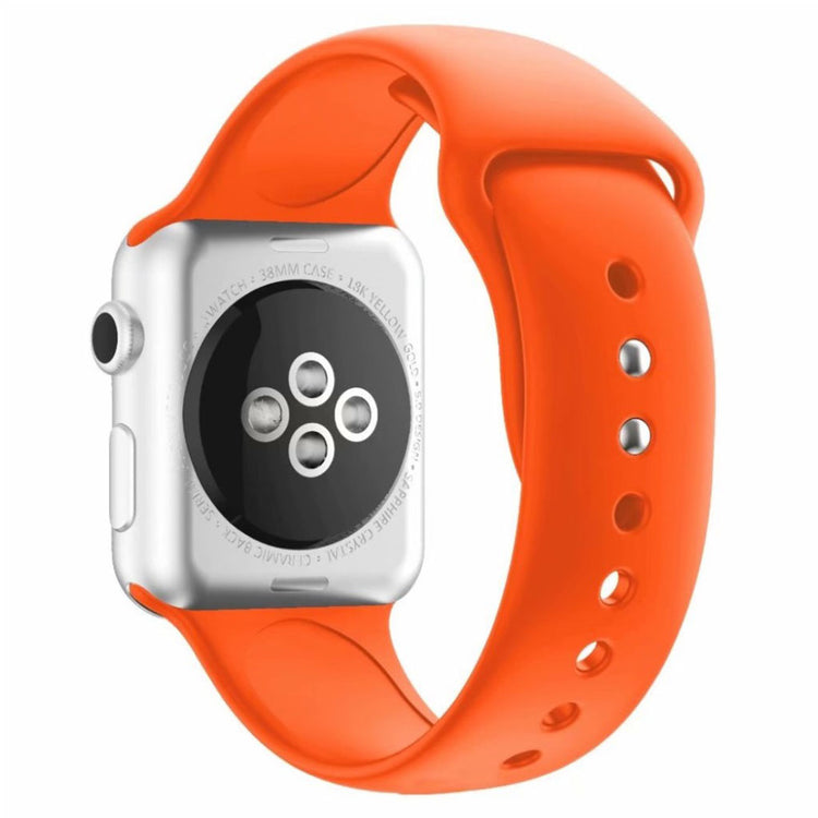 Meget fantastisk Apple Watch Series 4 40mm Silikone Rem - Orange#serie_8