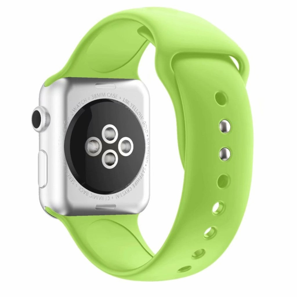 Meget fantastisk Apple Watch Series 4 40mm Silikone Rem - Grøn#serie_9