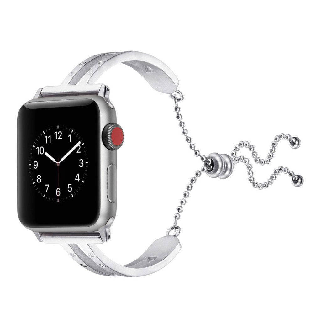 Fint Apple Watch Series 4 40mm Metal Rem - Sølv#serie_3