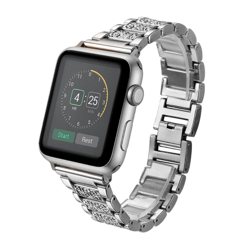 Helt vildt godt Apple Watch Series 4 40mm Metal Rem - Sølv#serie_2
