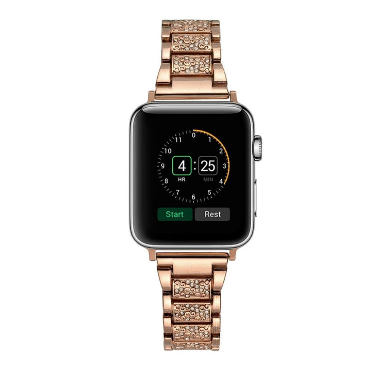 Helt vildt godt Apple Watch Series 4 40mm Metal Rem - Pink#serie_3