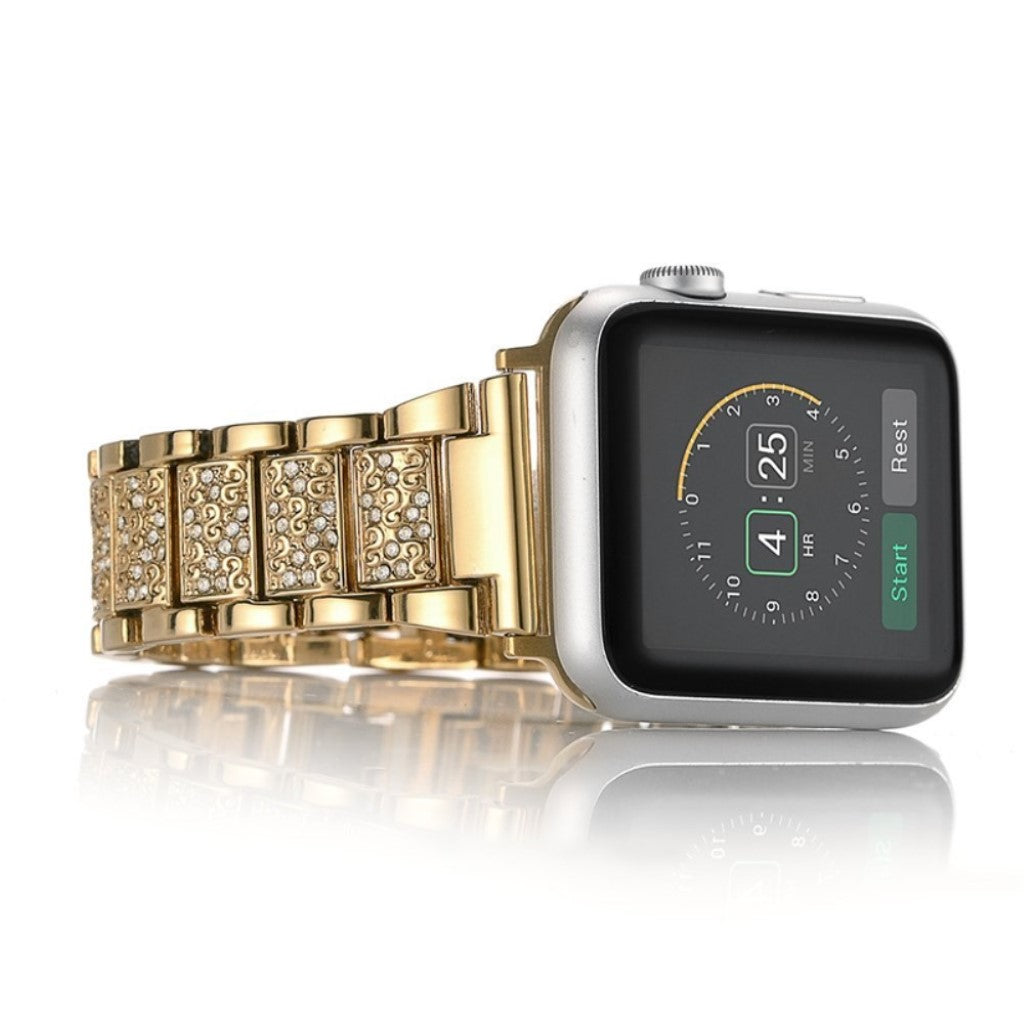 Helt vildt godt Apple Watch Series 4 40mm Metal Rem - Guld#serie_4