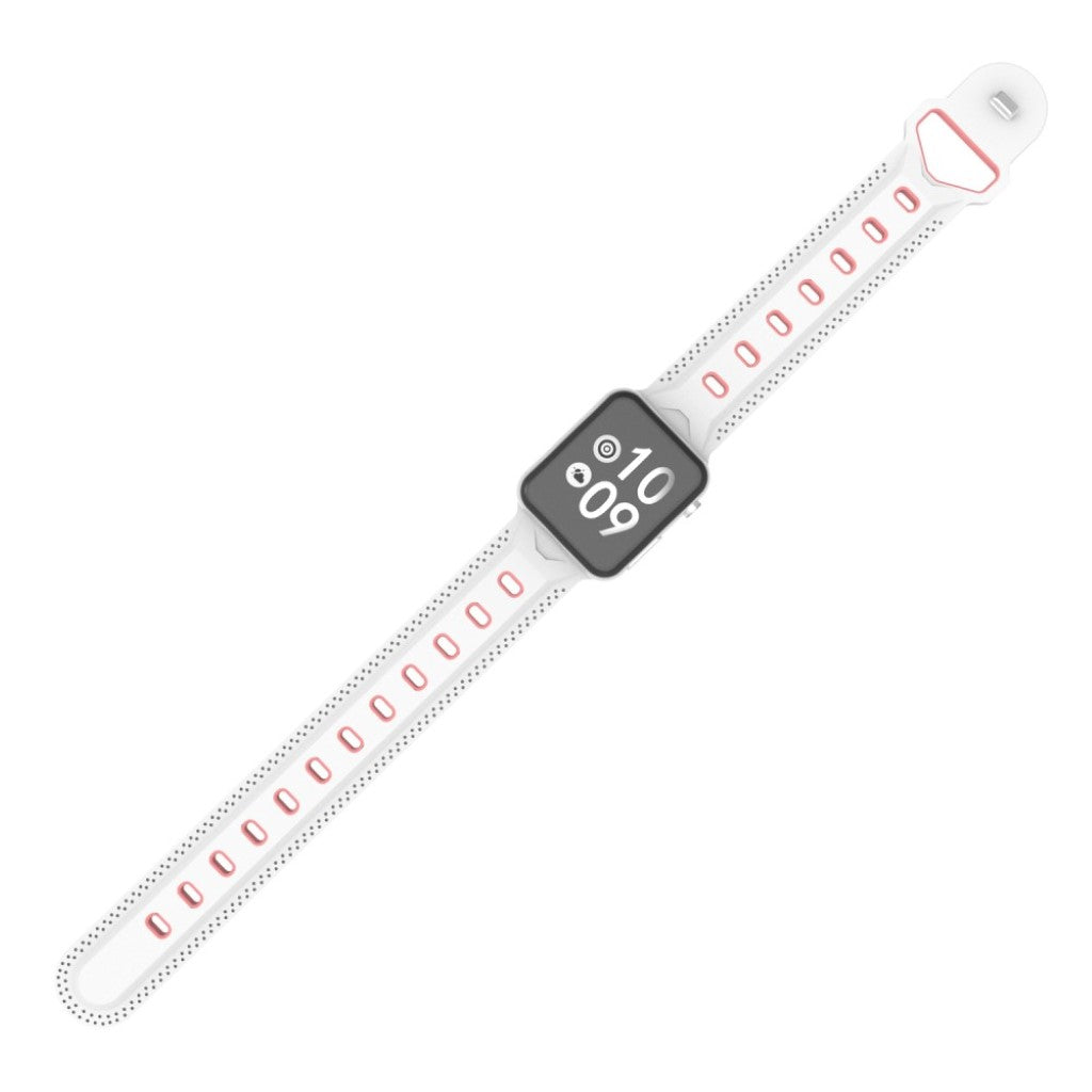 Meget flot Apple Watch Series 4 40mm Silikone Rem - Pink#serie_2