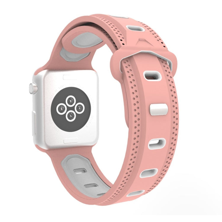 Meget flot Apple Watch Series 4 40mm Silikone Rem - Pink#serie_4