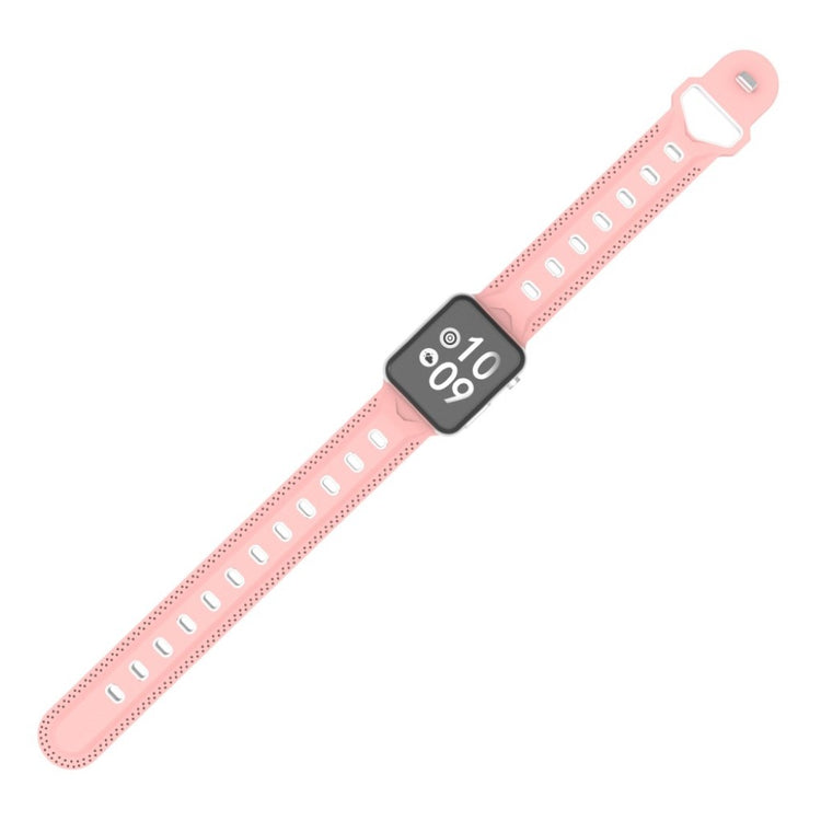 Meget flot Apple Watch Series 4 40mm Silikone Rem - Pink#serie_4