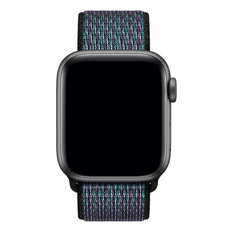 Rigtigt holdbart Apple Watch Series 4 40mm Nylon Rem - Blå#serie_3