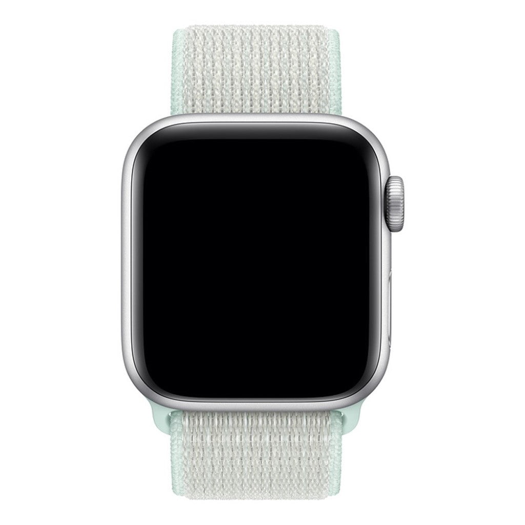 Rigtigt holdbart Apple Watch Series 4 40mm Nylon Rem - Hvid#serie_4