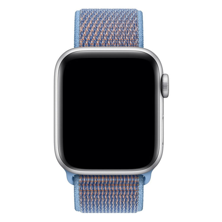 Rigtigt holdbart Apple Watch Series 4 40mm Nylon Rem - Blå#serie_5