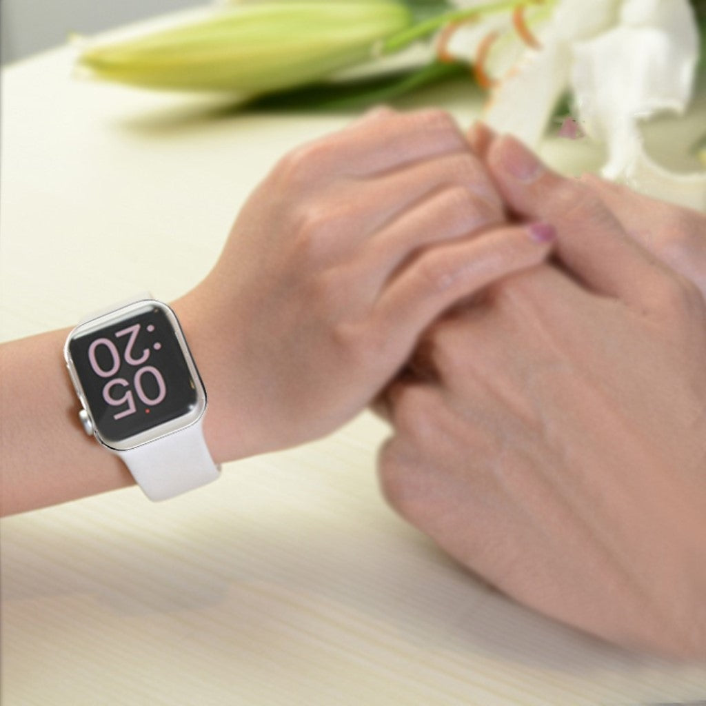 Fint Apple Watch Series 4 40mm Plastik Cover - Gennemsigtig#serie_2