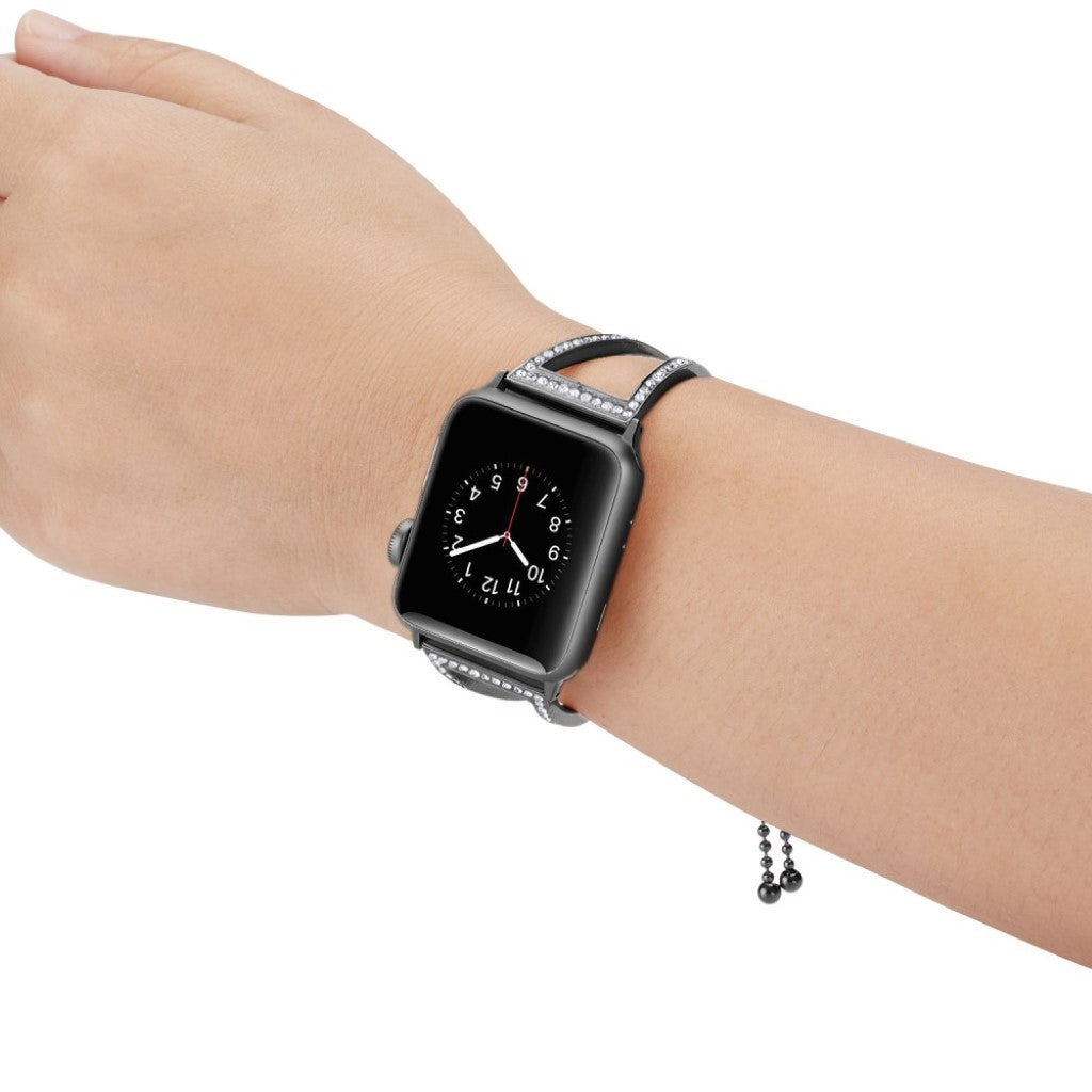 Mega godt Apple Watch Series 4 44mm Metal Rem - Sort#serie_3