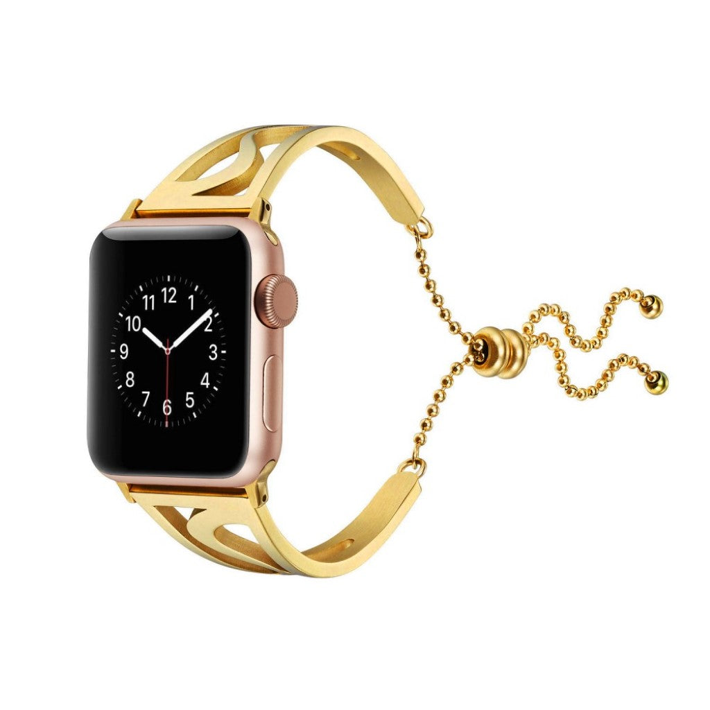 Super sejt Apple Watch Series 4 44mm Metal Rem - Guld#serie_1