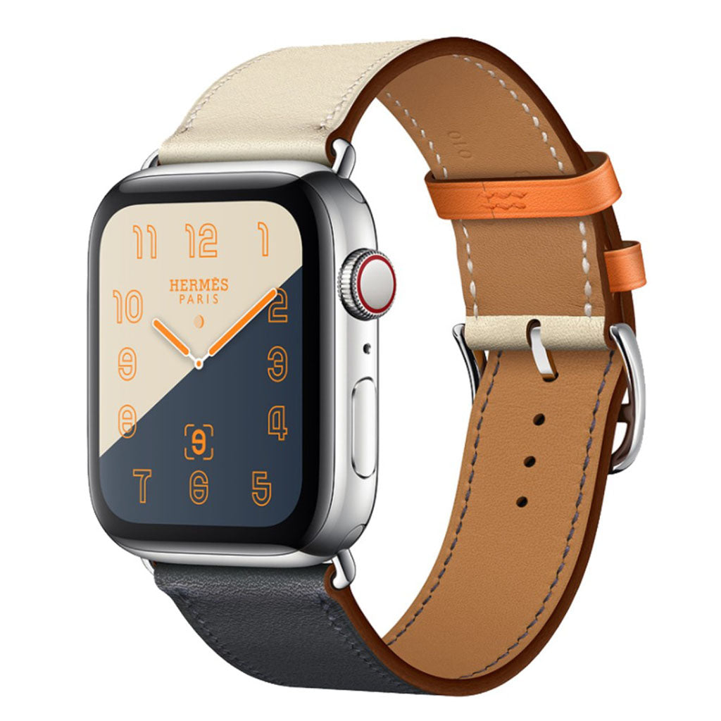 Super fantastisk Apple Watch Series 4 44mm Kunstlæder Rem - Flerfarvet#serie_1