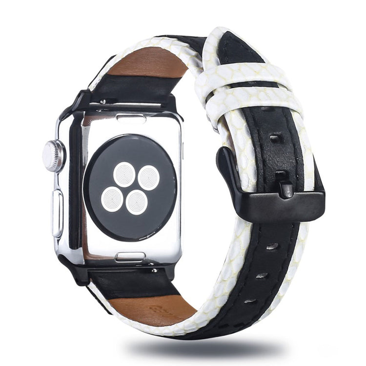 Rigtigt elegant Apple Watch Series 4 44mm Ægte læder Rem - Flerfarvet#serie_2
