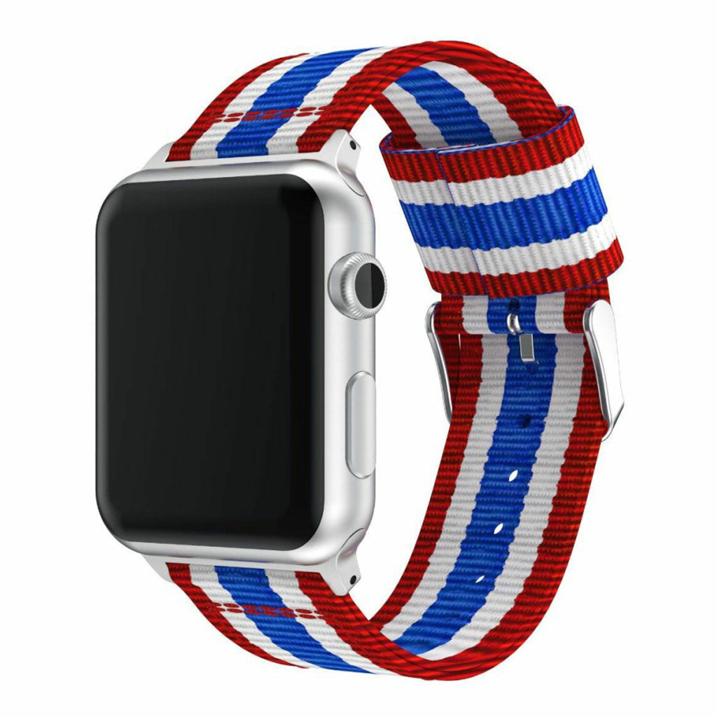 Vildt fint Apple Watch Series 4 44mm Nylon Rem - Flerfarvet#serie_2