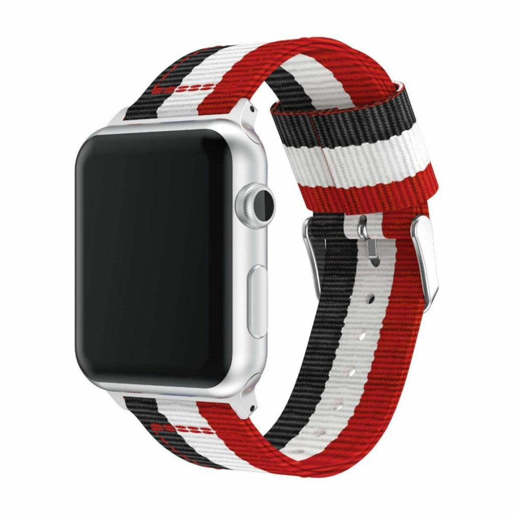 Vildt fint Apple Watch Series 4 44mm Nylon Rem - Flerfarvet#serie_6
