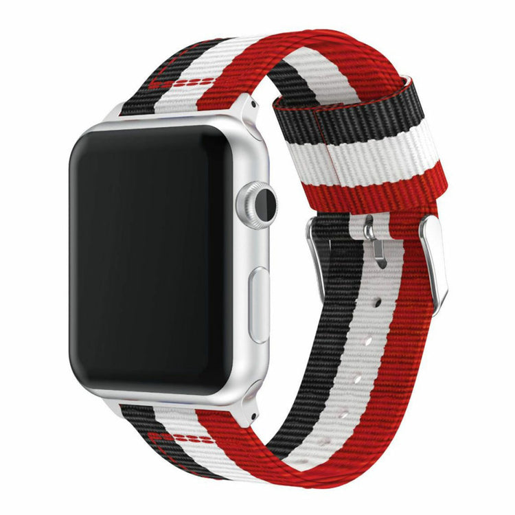 Vildt fint Apple Watch Series 4 44mm Nylon Rem - Flerfarvet#serie_6