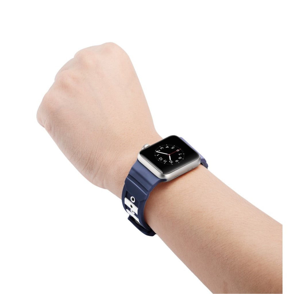 Super fed Apple Watch Series 4 44mm Silikone Rem - Flerfarvet#serie_1