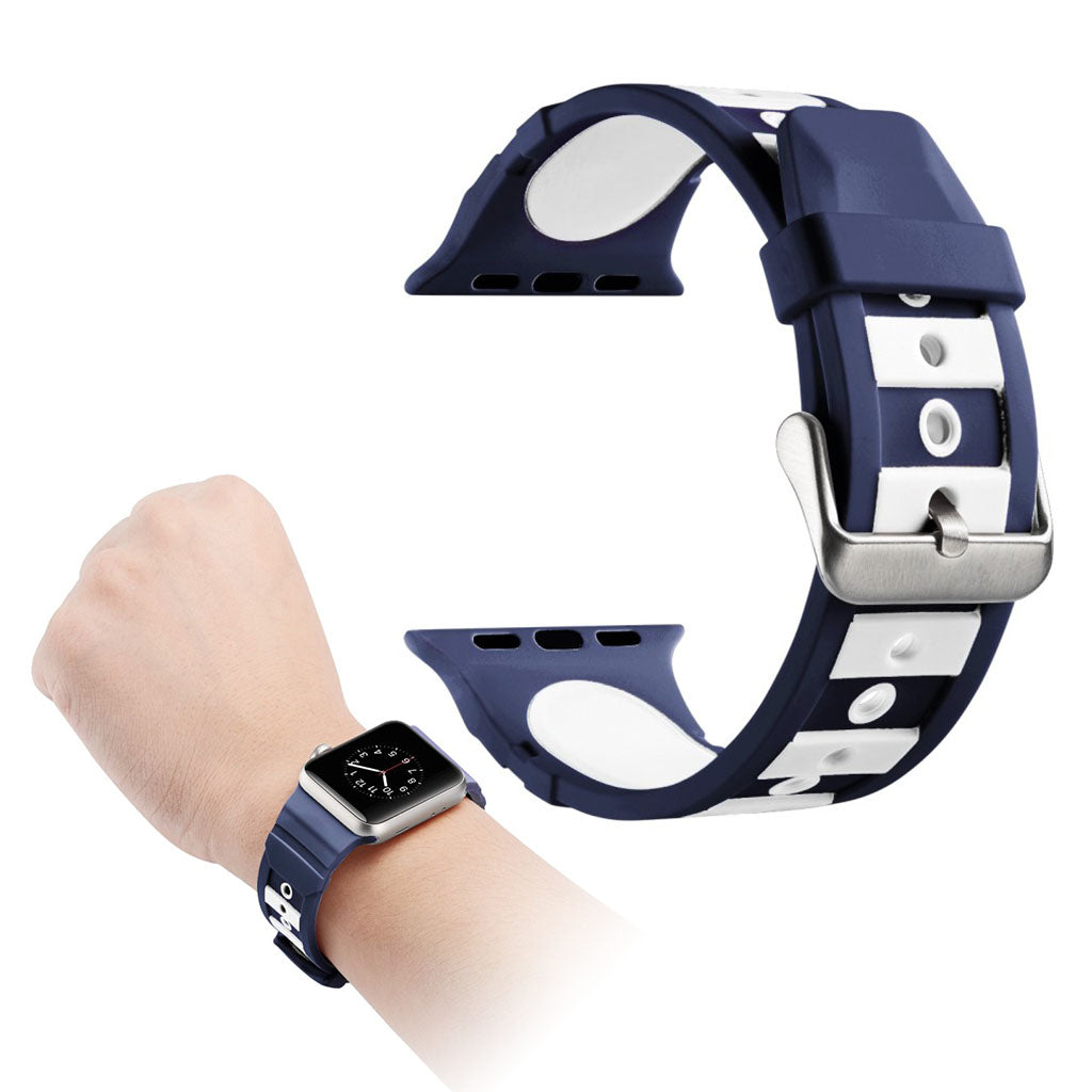 Super fed Apple Watch Series 4 44mm Silikone Rem - Flerfarvet#serie_1