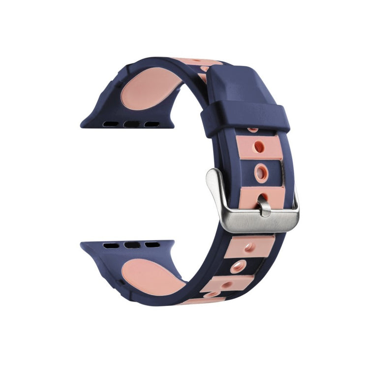 Super fed Apple Watch Series 4 44mm Silikone Rem - Flerfarvet#serie_5