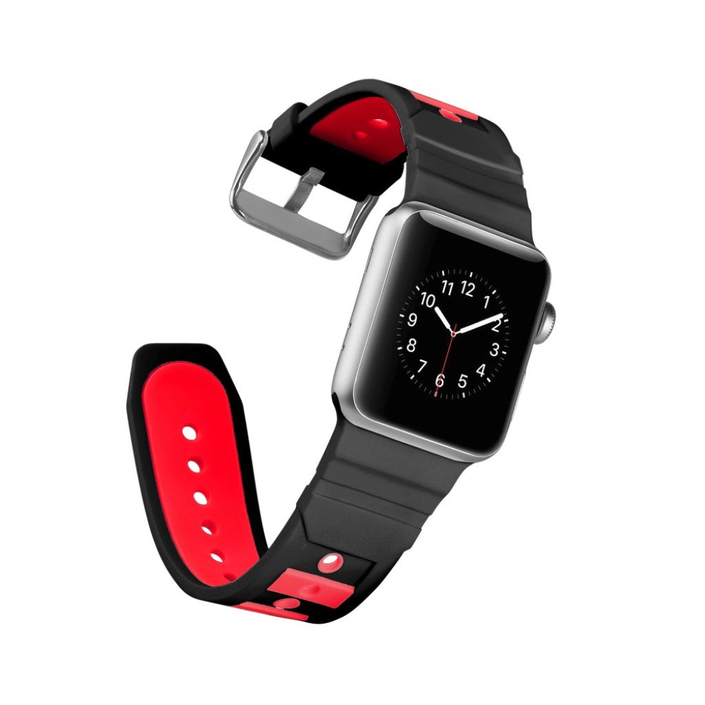 Super fed Apple Watch Series 4 44mm Silikone Rem - Flerfarvet#serie_6