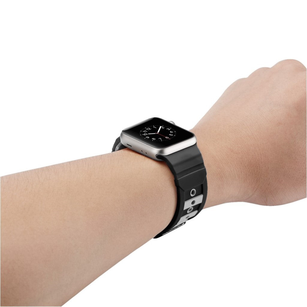 Super fed Apple Watch Series 4 44mm Silikone Rem - Flerfarvet#serie_7