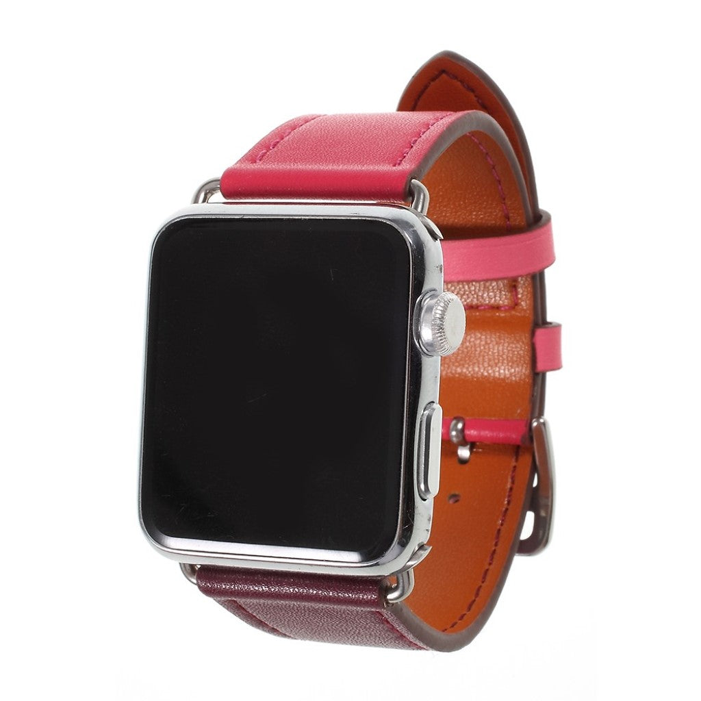 Eminent Apple Watch Series 4 44mm Ægte læder Rem - Flerfarvet#serie_2