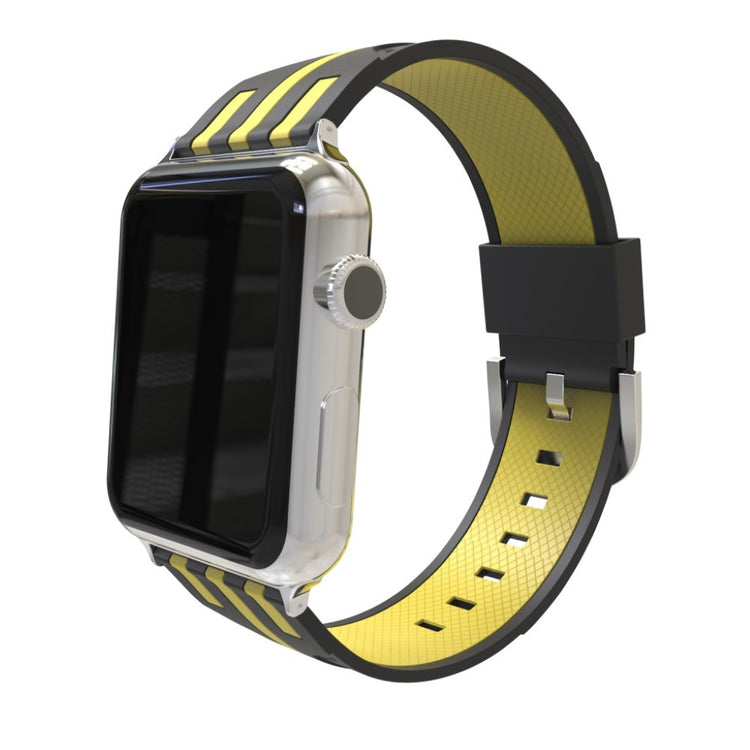 Meget pænt Apple Watch Series 4 44mm Silikone Rem - Flerfarvet#serie_1