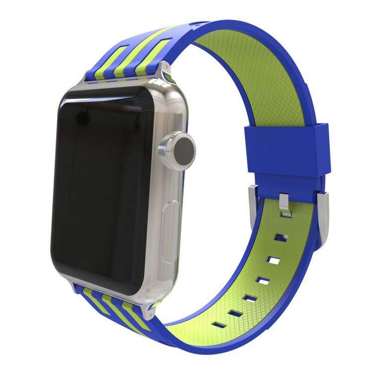 Meget pænt Apple Watch Series 4 44mm Silikone Rem - Flerfarvet#serie_2