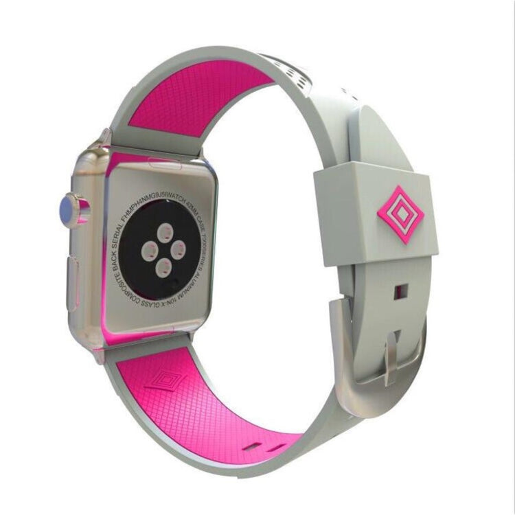 Meget pænt Apple Watch Series 4 44mm Silikone Rem - Flerfarvet#serie_3