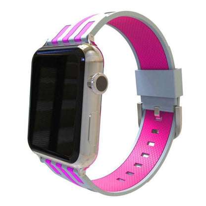Meget pænt Apple Watch Series 4 44mm Silikone Rem - Flerfarvet#serie_3