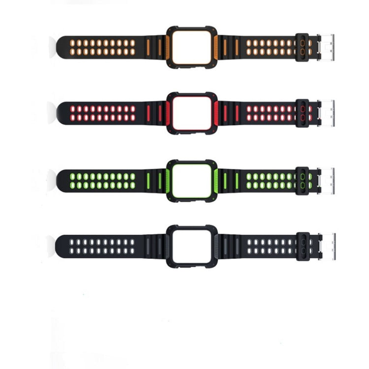 Rigtigt holdbart Apple Watch Series 4 44mm Silikone Rem - Flerfarvet#serie_4