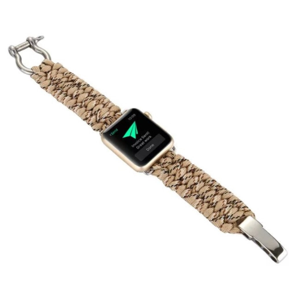 Mega sejt Apple Watch Series 4 44mm Nylon Rem - Beige#serie_3