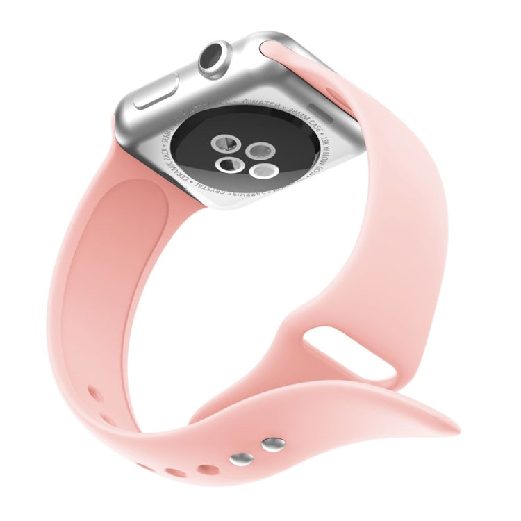 Super fantastisk Apple Watch Series 4 44mm Silikone Rem - Pink#serie_5