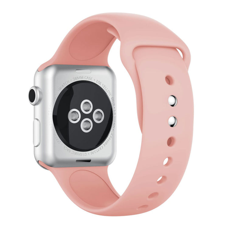 Super fantastisk Apple Watch Series 4 44mm Silikone Rem - Pink#serie_6
