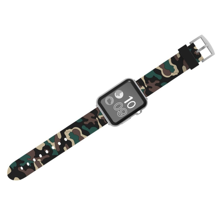 Rigtigt slidstærk Apple Watch Series 4 44mm Silikone Rem - Beige#serie_2