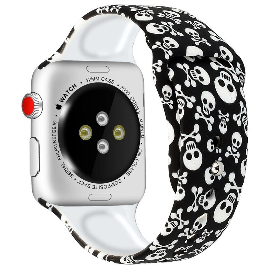Fed Apple Watch Series 4 44mm Silikone Rem - Flerfarvet#serie_6